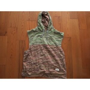 Mens Play Cloths Our Gang Sleeveless Hoodie Size 2XL Streetwear